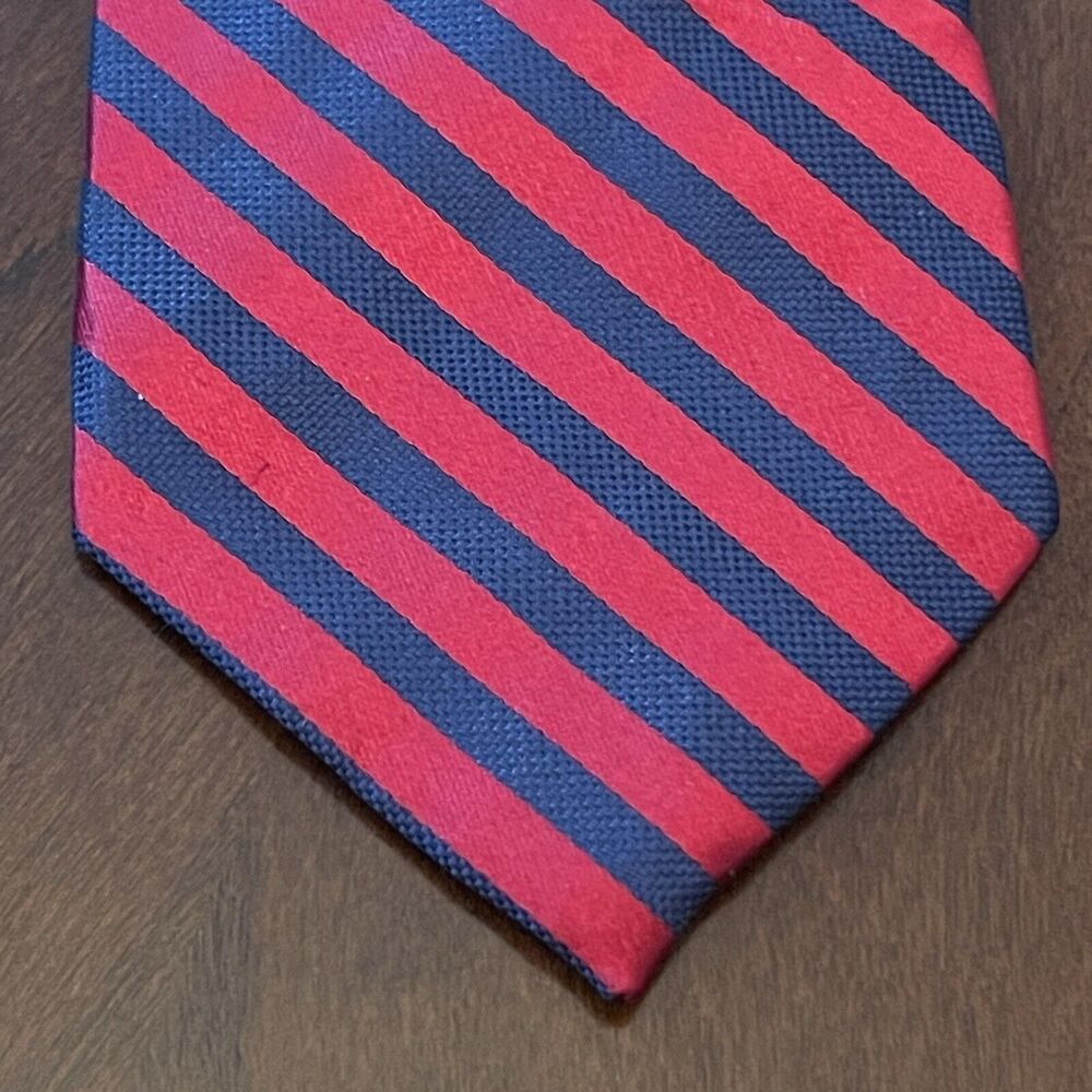 Nautica Red Blue 100% Silk Men’s Neck Tie Made In China